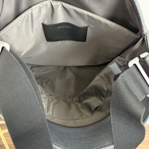 Rothy's The Carryall Slate Gray Brown Shoulder Tote Messenger Computer Bag - Picture 11 of 12